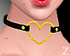 Heart Choker Gold ♥