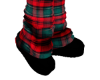 christmas plaid boots