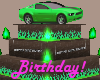 Green Car Birthday Cake