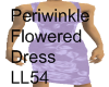 Periwinkle Flower Dress