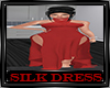 Silk Dress Red
