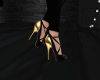 Golden Heels Black