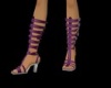 dark purple tall sandal