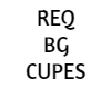 R> REQ BG CUPES001