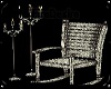 FD Silver Leaning Chair