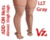 Add On Fishnets Gray LLT