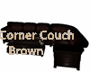 Corner Couch Brown