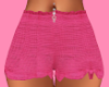 Pink Crochet Shorts