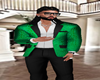 GREEN SNAKE FULL SUIT