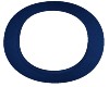 Blue Letter "O"