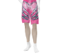 Pink Skeleton Shorts M