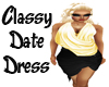 Classy Date Dress Lemon