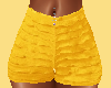 Kids Yellow Ruffle Short