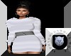 AO~ White Sweater Dress