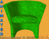 A Green Foam Cafe Chair
