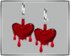 ❣Earr.|Halloween Heart