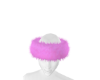 pink fur headband