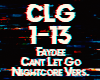 Nightcore - Can't Let Go