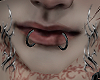 ♱ lip piercing ♱