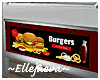 Christmas Burger Cart
