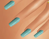 (AF) Turquoise Nails