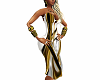Gold&Blk Classy Dress