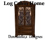 log cabin cabinet