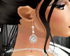 Silver Diamond Earings