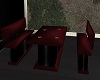 Red N Black Bar Seating