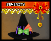 *S Halloween Witch Hat