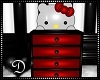 {D} Kitty Dresser RED