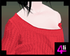 Cute Short Sweater Red