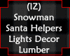 Snowman Santa Helpers