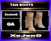 TAN BOOTS