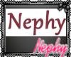Nephy name sign