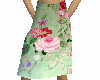 Green and Rose Skirt
