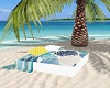 Beach mat with poses