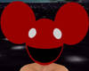 MOUSE HEAD { RED } M/F