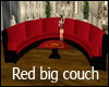 Red big couch 12 places