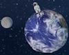 Animated Earth And Moon