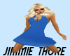 blue wave dance dress