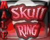 <MS> Skull Ring MALE RED