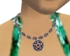 Ruby Pentagram Necklace