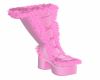 fur boots PINK