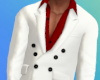 White Suit Jacket (Red)