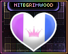 Drag Pride Heart