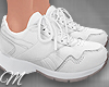 m: White Sport Shoes F