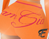 Orange Gia Shorts RLL