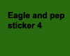 Eagle and pep sticker 4