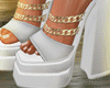 Sexy Heels white chain
